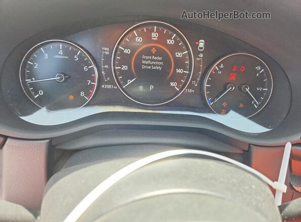 3MVDMBDL2MM314417 2021 MAZDA CX-30 Black Instrument cluster view