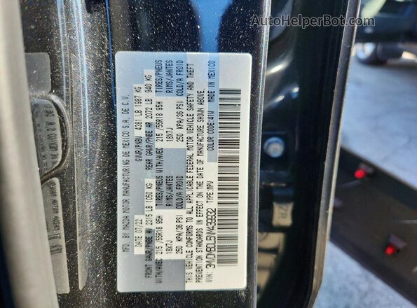 3MVDMBDL5NM439932 2022 MAZDA CX-30 Black Widok komory silnika
