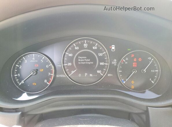 3MVDMBDL8MM205752 2021 MAZDA CX-30 Gray Вид щитка приладів