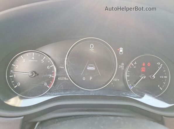 3MVDMBDLXMM306856 2021 MAZDA CX-30 Black Вид щитка приладів