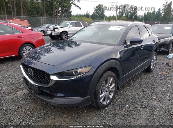 3MVDMBDM5MM224364 2021 MAZDA CX-30 Dark Blue წინა მარცხენა ხედი სამი მეოთხედიდან