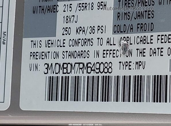 3MVDMBDM7RM649088 2024 MAZDA CX-30 Белый Вид подкапотного пространства