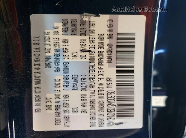 3MVDMBDY2MM309780 2021 MAZDA CX-30 Blue Շարժիչի բաժամունքի տեսք