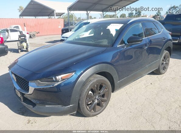 3MVDMBDY2NM405877 2022 MAZDA CX-30 Синий Передняя левая четверть