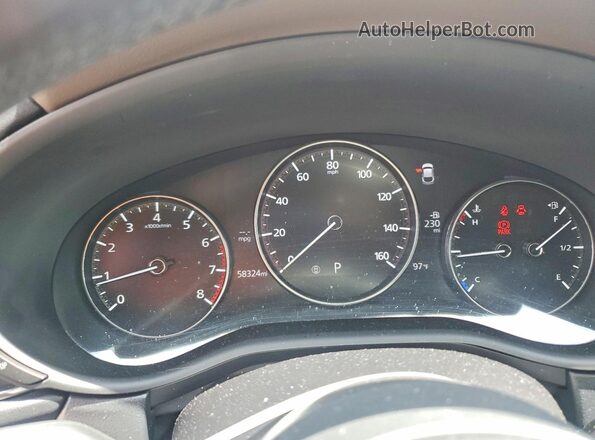 3MVDMBDY3NM438855 2022 MAZDA CX-30 White Instrument cluster view