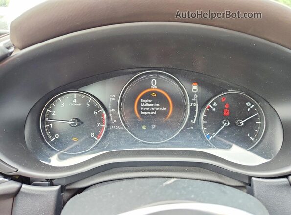 3MVDMBDY6RM668928 2024 MAZDA CX-30 Blue Instrument cluster view