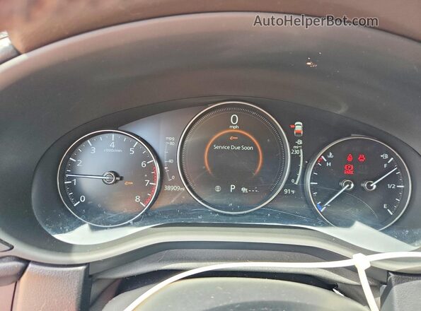 3MVDMBDY8NM429035 2022 MAZDA CX-30 White Instrument cluster view