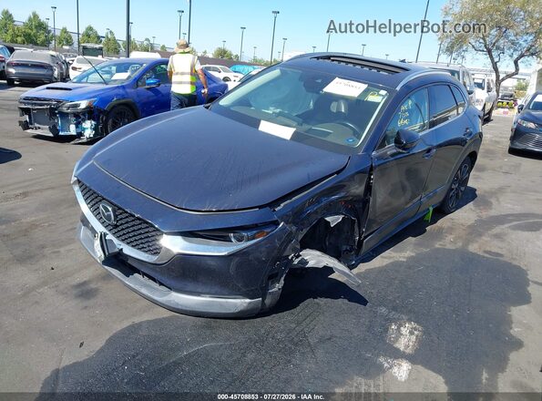 3MVDMBDYXMM234536 2021 MAZDA CX-30 Blue წინა მარცხენა ხედი სამი მეოთხედიდან