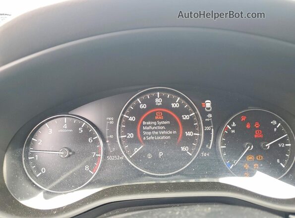 3MVDMBEMXLM107991 2020 MAZDA CX-30 Blue Instrument cluster view