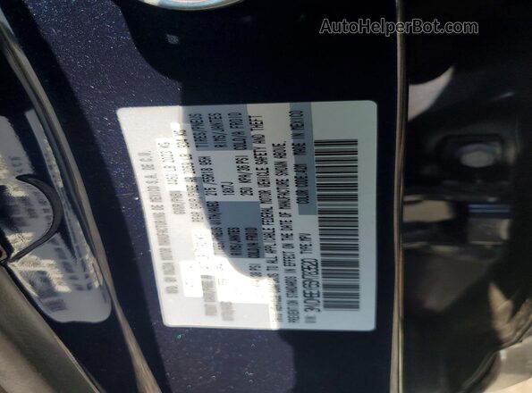 3MVDMBEY6SM783520 2025 MAZDA CX-30 Blue Vista de la etiqueta del VIN