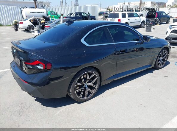 3MW23CM04N8C47110 2022 BMW 2 SERIES Black Հետևի աջ
