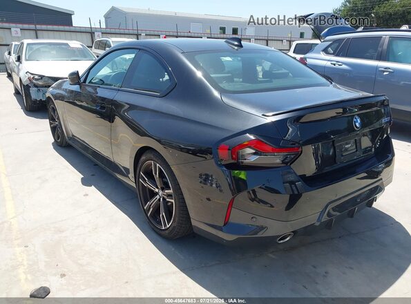 3MW23CM05N8C39694 2022 BMW 2 SERIES Black უკანა მარცხენა