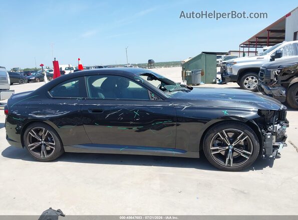 3MW23CM05N8C39694 2022 BMW 2 SERIES Black სალონის 360-გრადუსიანი ხედი