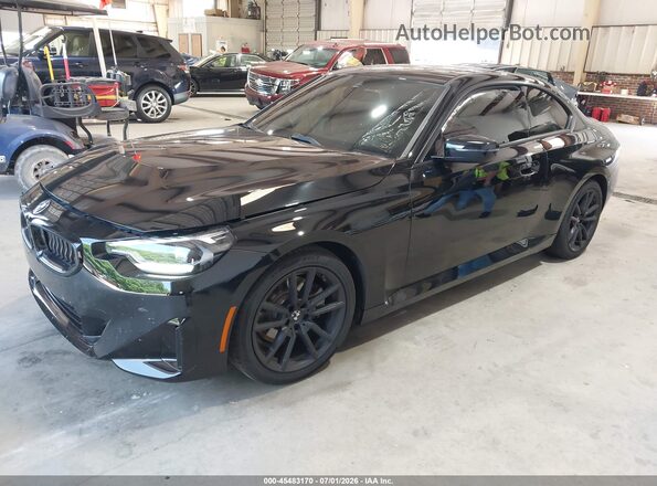 3MW23CM06N8C49196 2022 BMW 2 SERIES Black Передня ліва чверть