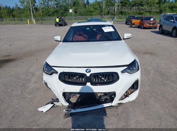 3MW23CM08N8C68056 2022 BMW 2 SERIES White Вид панелі приладів
