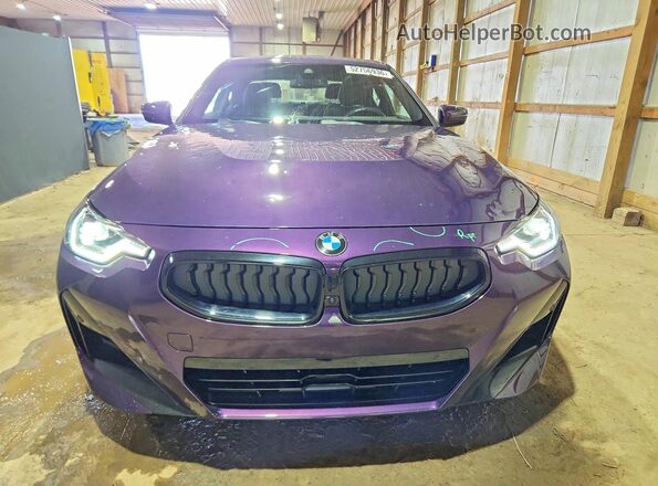 3MW33CM08R8E12103 2024 BMW 2 SERIES Purple Widok z przodu