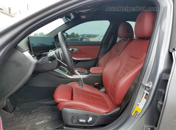 3MW39FF07P8D01696 2023 BMW 3 SERIES Gray Вид салону спереду