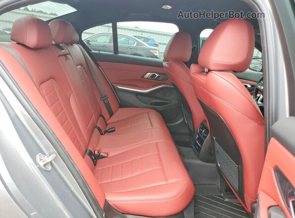 3MW39FF07P8D01696 2023 BMW 3 SERIES Gray Вид задніх сидінь