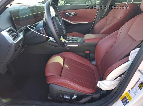 3MW39FS00P8C96654 2023 BMW 3 SERIES White Вид салону спереду