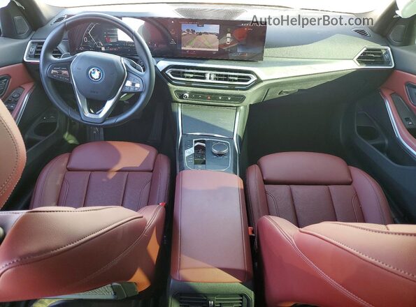 3MW39FS00P8C96654 2023 BMW 3 SERIES White Вид панелі приладів