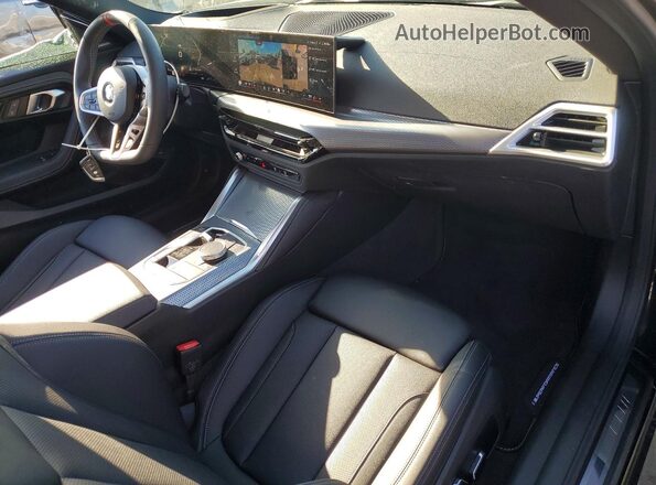 3MW43CM05T8G08382 2026 BMW M2 Black წინა პანელის ხედი