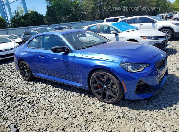 3MW43CM07S8F54887 2025 BMW M2 Blue წინა მარჯვენა