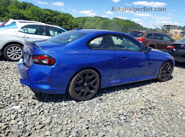 3MW43CM07S8F54887 2025 BMW M2 Blue უკანა მარჯვენა
