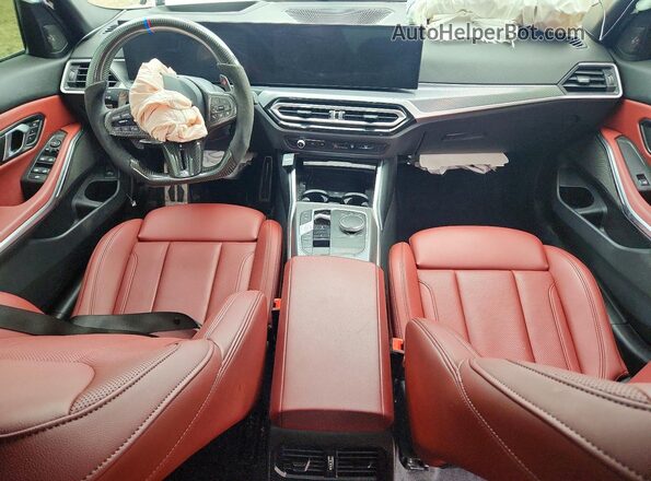 3MW49FF04R8D95110 2024 BMW M3 White Vista del salpicadero