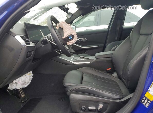 3MW49FF07P8D76127 2023 BMW M3 Blue Vista interior delantera