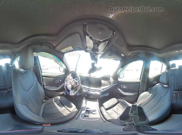 3MW49FF07P8D76127 2023 BMW M3 Blue Vista interior de 360 grados