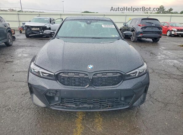 3MW49FF07P8D78668 2023 BMW M3 Black Դիմացի տեսք