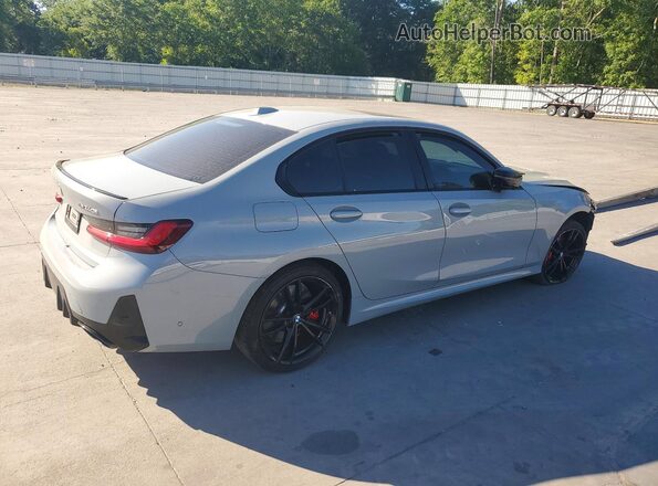 3MW49FF0XR8D93703 2024 BMW M3 Серебряный Задняя правая четверть