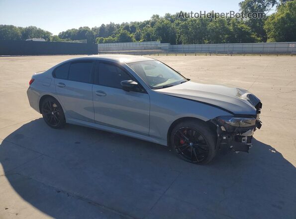 3MW49FF0XR8D93703 2024 BMW M3 Серебряный Передняя правая четверть