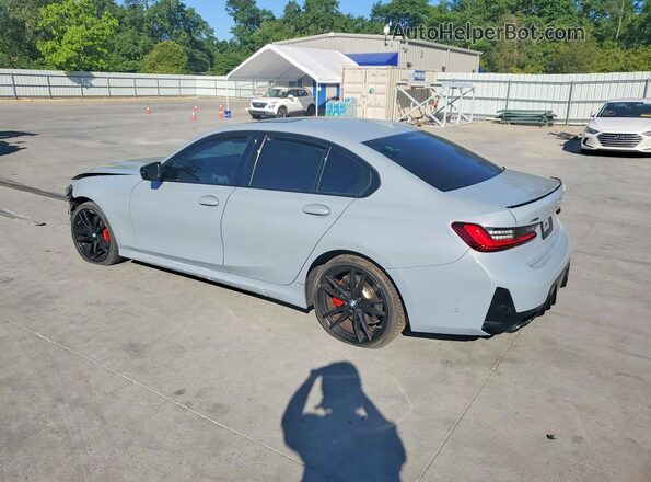 3MW49FF0XR8D93703 2024 BMW M3 Серебряный Задняя левая четверть