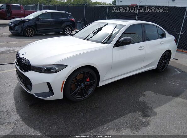3MW49FS05R8E25429 2024 BMW M3 White Передня ліва чверть
