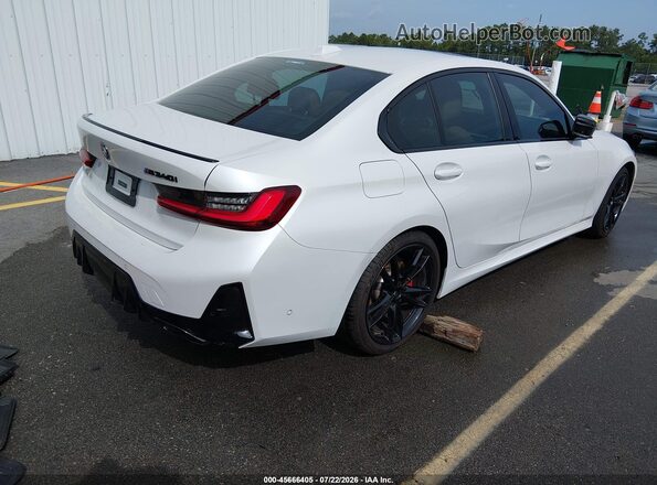 3MW49FS05R8E25429 2024 BMW M3 White Задня права чверть