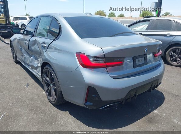 3MW49FS09P8D40512 2023 BMW M3 Gray Հետևի ձախ