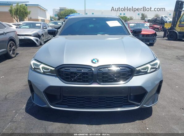 3MW49FS09P8D40512 2023 BMW M3 Gray Սարքավորումների վահանակի տեսք