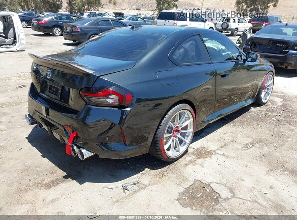 3MW53CM02R8E06340 2024 BMW M2 Black უკანა მარჯვენა