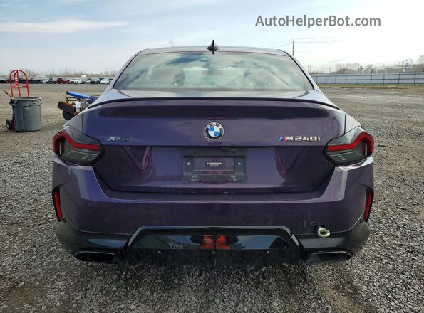 3MW53CM04N8C51400 2022 BMW M2 Purple Vista trasera