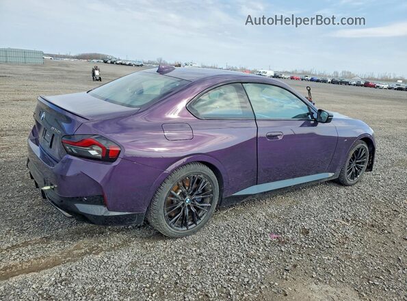 3MW53CM04N8C51400 2022 BMW M2 Purple Trasero derecho