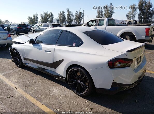 3MW53CM05N8C72420 2022 BMW M2 White უკანა მარცხენა