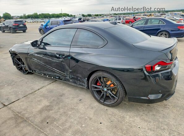 3MW53CM05R8E12228 2024 BMW M2 Black Հետևի ձախ