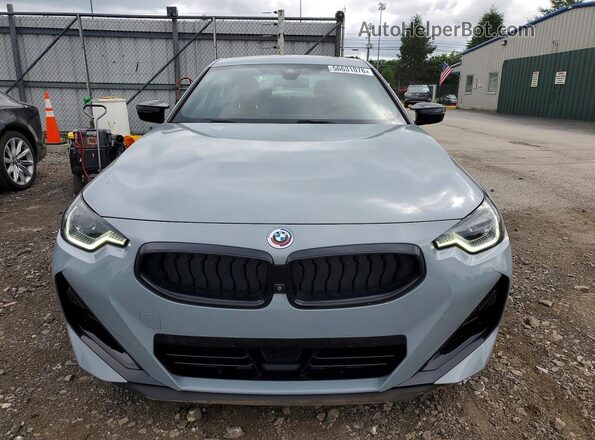 3MW53CM06P8D56250 2023 BMW M2 Gray Vista frontal