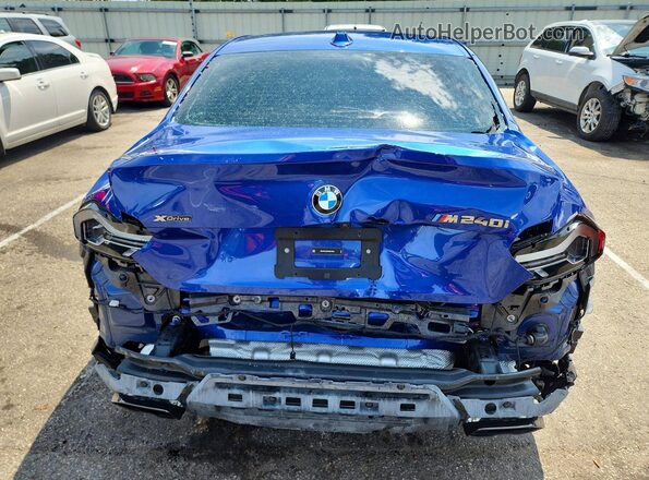 3MW53CM09R8E76630 2024 BMW M2 Blue Widok z tyłu