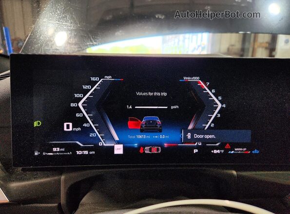 3MW53CM0XS8F51745 2025 BMW M2 Black Instrument cluster view
