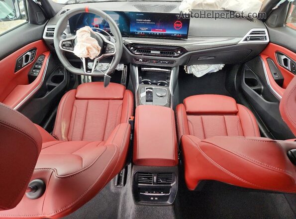 3MW59FT02S8F82781 2025 BMW M3 Silver Առջևի վահանակի տեսք