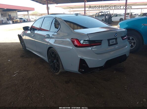 3MW59FT04S8F72320 2025 BMW M3 Gray Trasero izquierdo