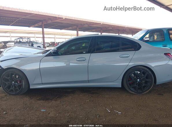 3MW59FT04S8F72320 2025 BMW M3 Gray Vista interior trasera
