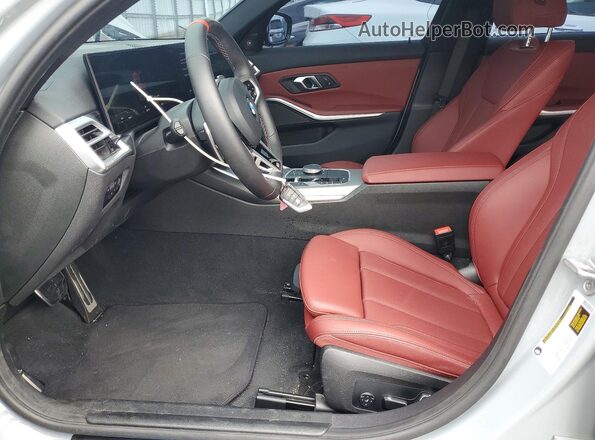 3MW59FT09S8F49261 2025 BMW M3 Gray Вид салону спереду
